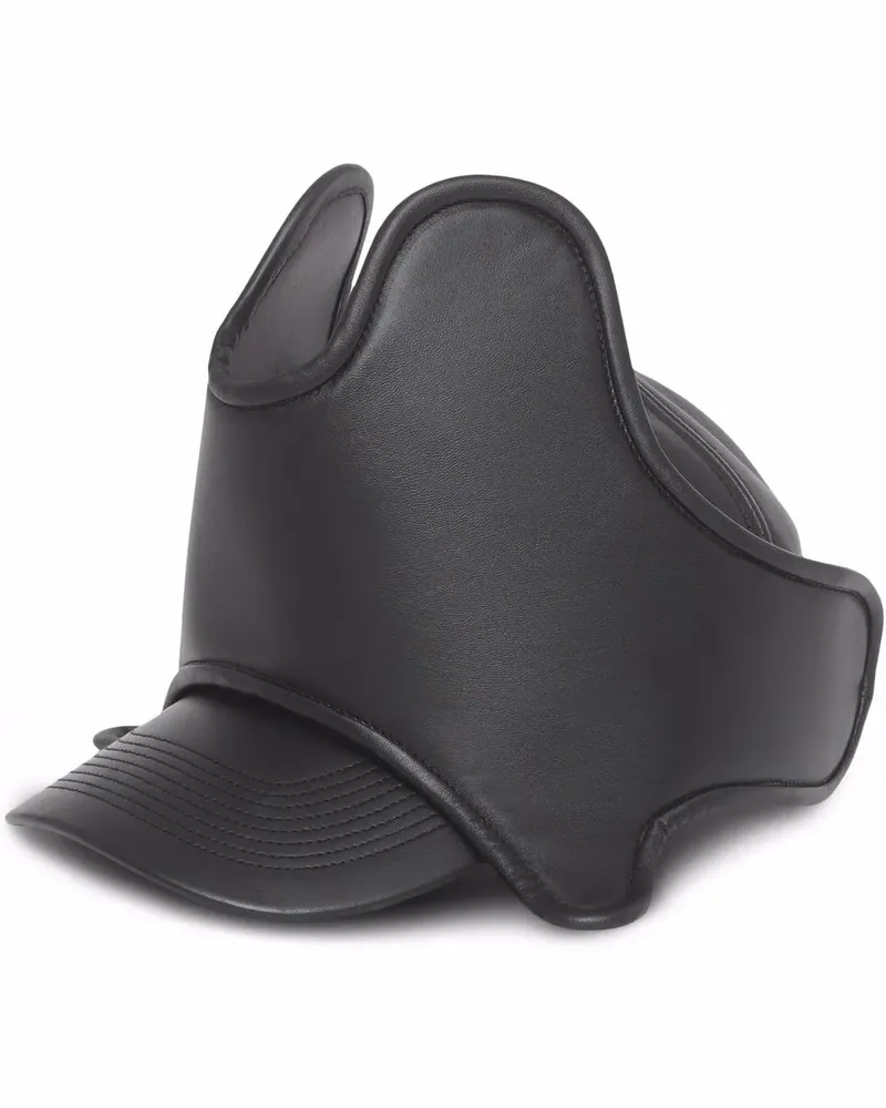 Burberry Baseballkappe mit Einsätzen - Schwarz Schwarz