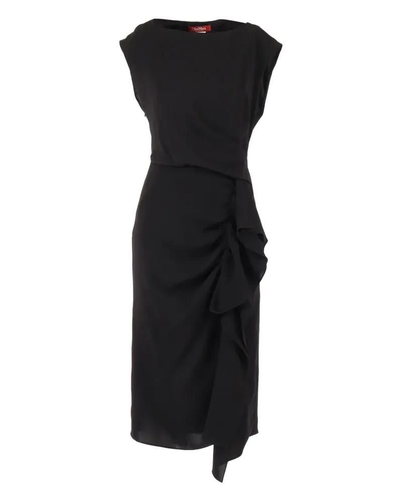 Max Mara Aia ruffled dress - Schwarz Schwarz