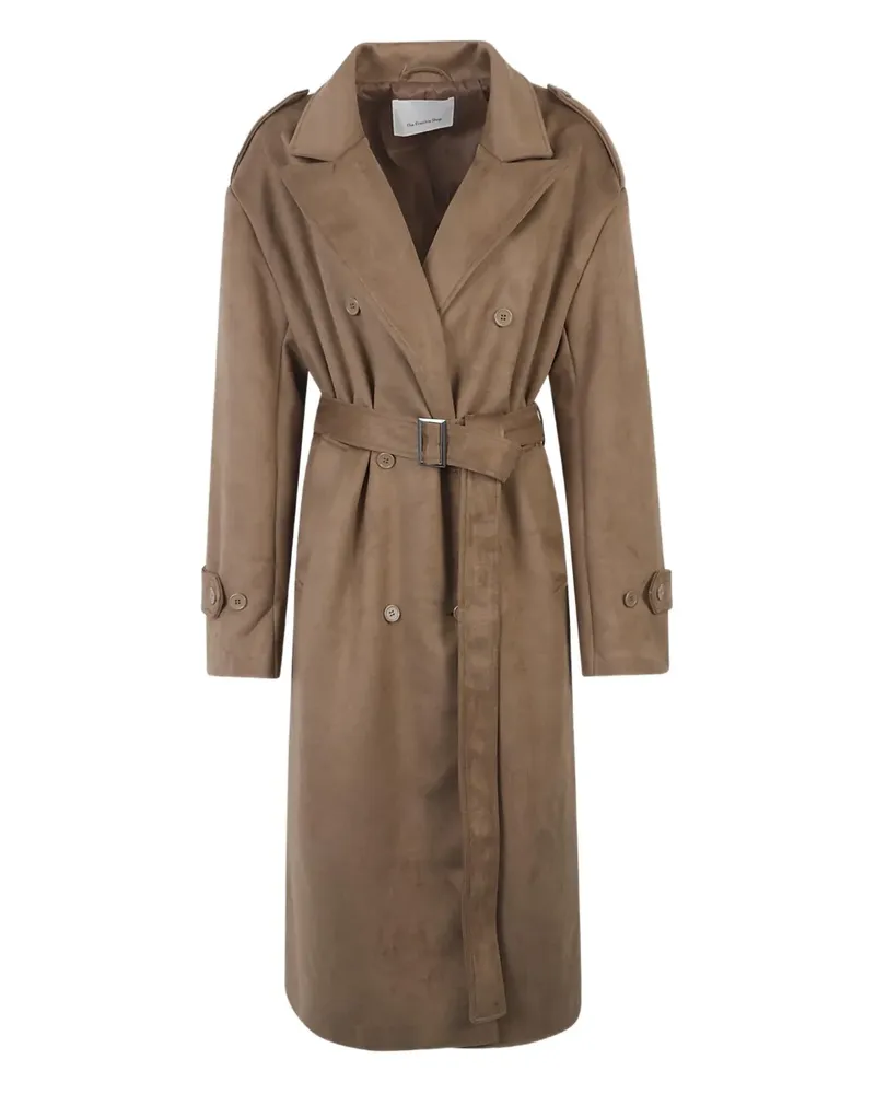 FRANKIE Shop Pembroke belted trench coat - Braun Braun