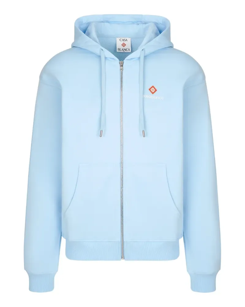 Casablanca Paris Kapuzenjacke mit Logo-Print - Blau Blau