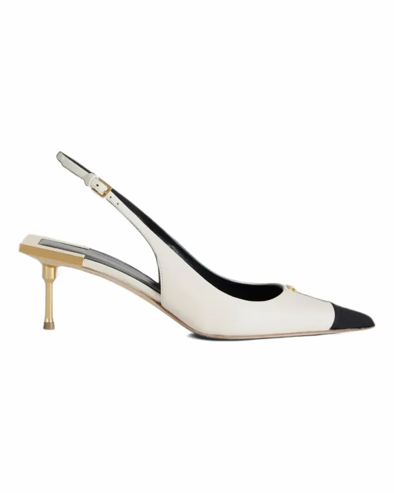 Elisabetta Franchi Nappa Slingback-Schuhe - Nude Nude