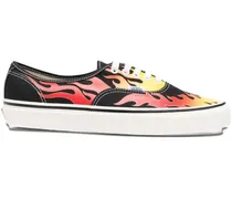 Authentic 44 DX Sneakers mit Flammen-Print - Schwarz