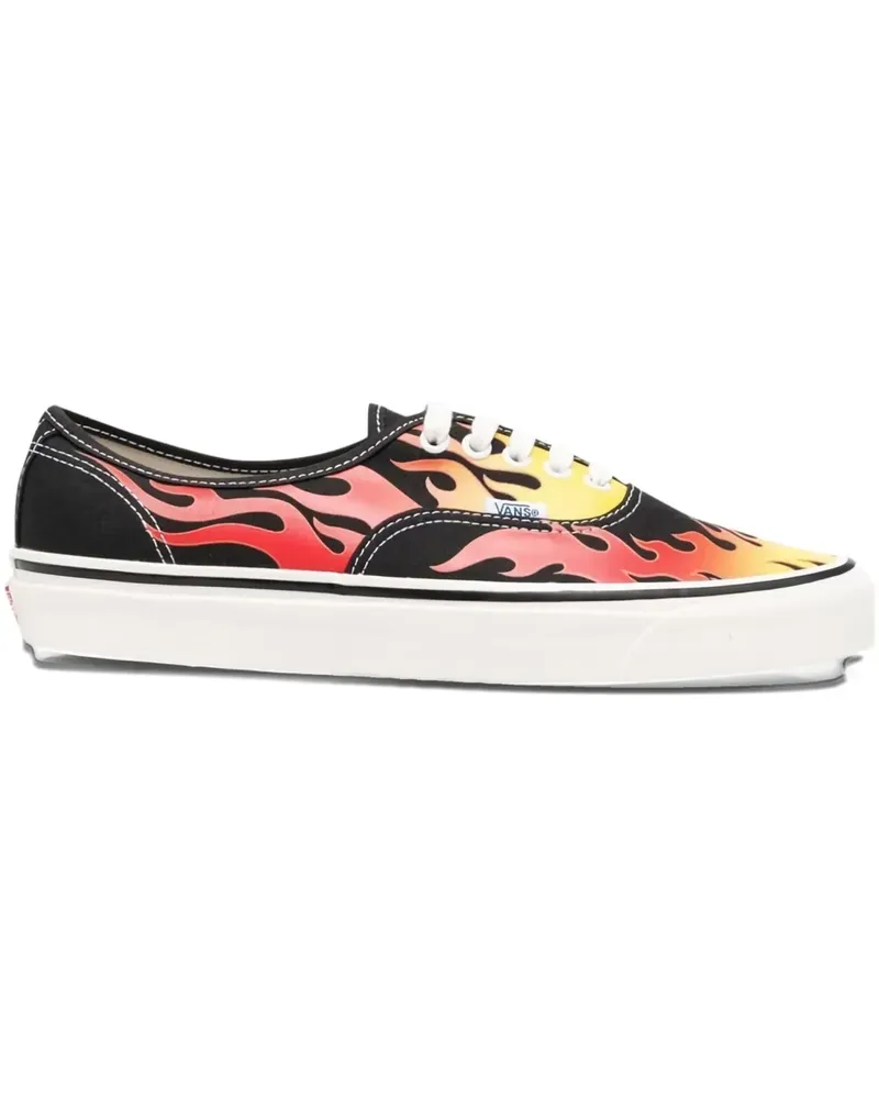 Vans Authentic 44 DX Sneakers mit Flammen-Print - Schwarz Schwarz