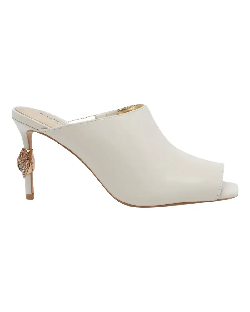 Kurt Geiger Eagle crystal-embellished mules - Nude Nude
