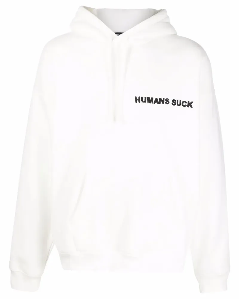 Diesel Hoodie mit Slogan-Print - Weiß Weiß