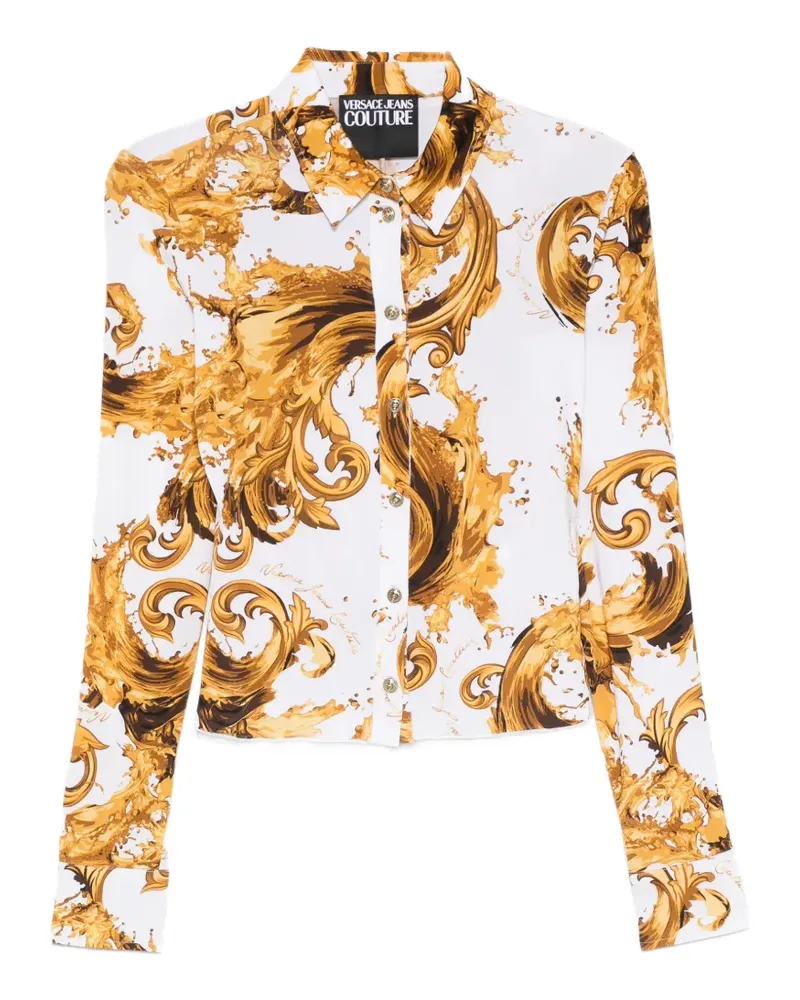 Versace Jeans Barocco-print shirt - Weiß Weiß