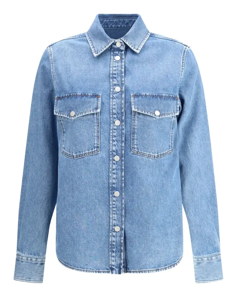 Jacob Cohën Klassisches Jeanshemd - Blau Blau