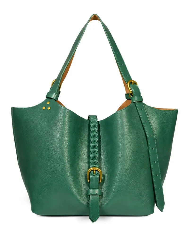Jérôme Dreyfuss S Joseph Schultertasche aus geflochtenem Leder - Grün Grün
