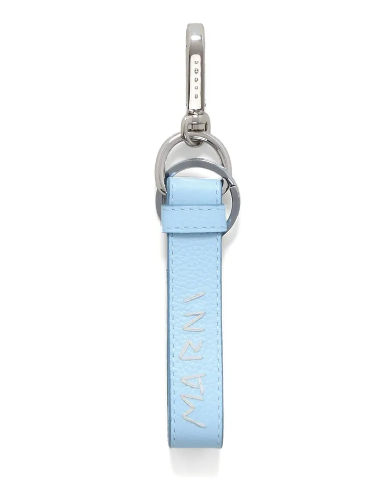 Marni Schlüsselanhänger mit Logo-Stickerei - Blau Blau