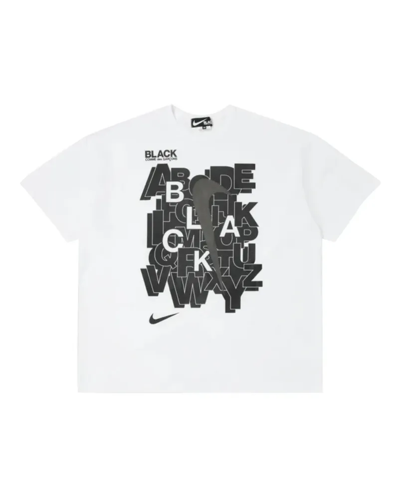 Comme des Garçons x Nike print T-shirt - Weiß Weiß