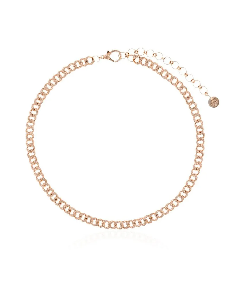 SHAY 18kt Rotgold-Choker mit Diamanten - Rosa Rosa