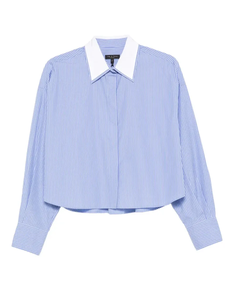Rag & Bone Gestreiftes Hemd - Blau Blau