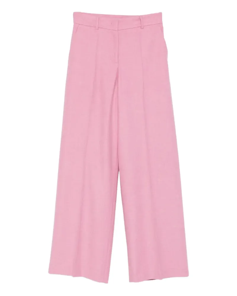 Manuel Ritz Hose aus Flanell - Rosa Rosa