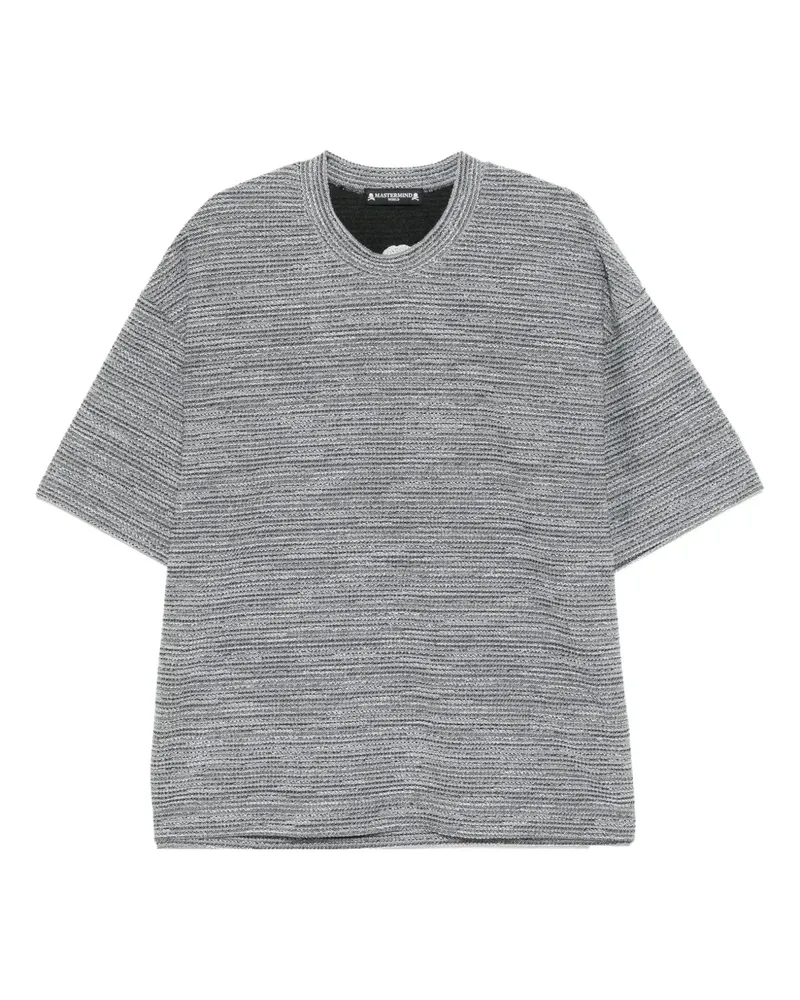 Mastermind World T-Shirt mit grafischer Stickerei - Schwarz Schwarz