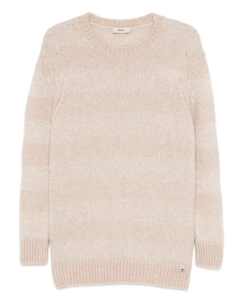 Herno Gestreifter Pullover - Nude Nude