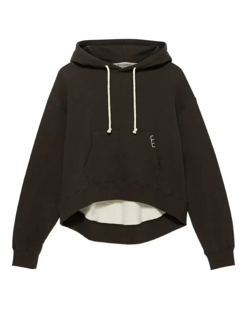 J.W.Anderson hooded pocket hoodie - Braun Braun