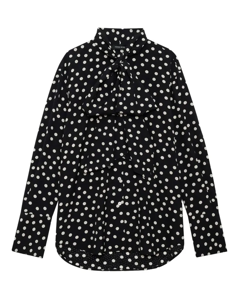 Anine Bing Ruby Bluse - Schwarz Schwarz