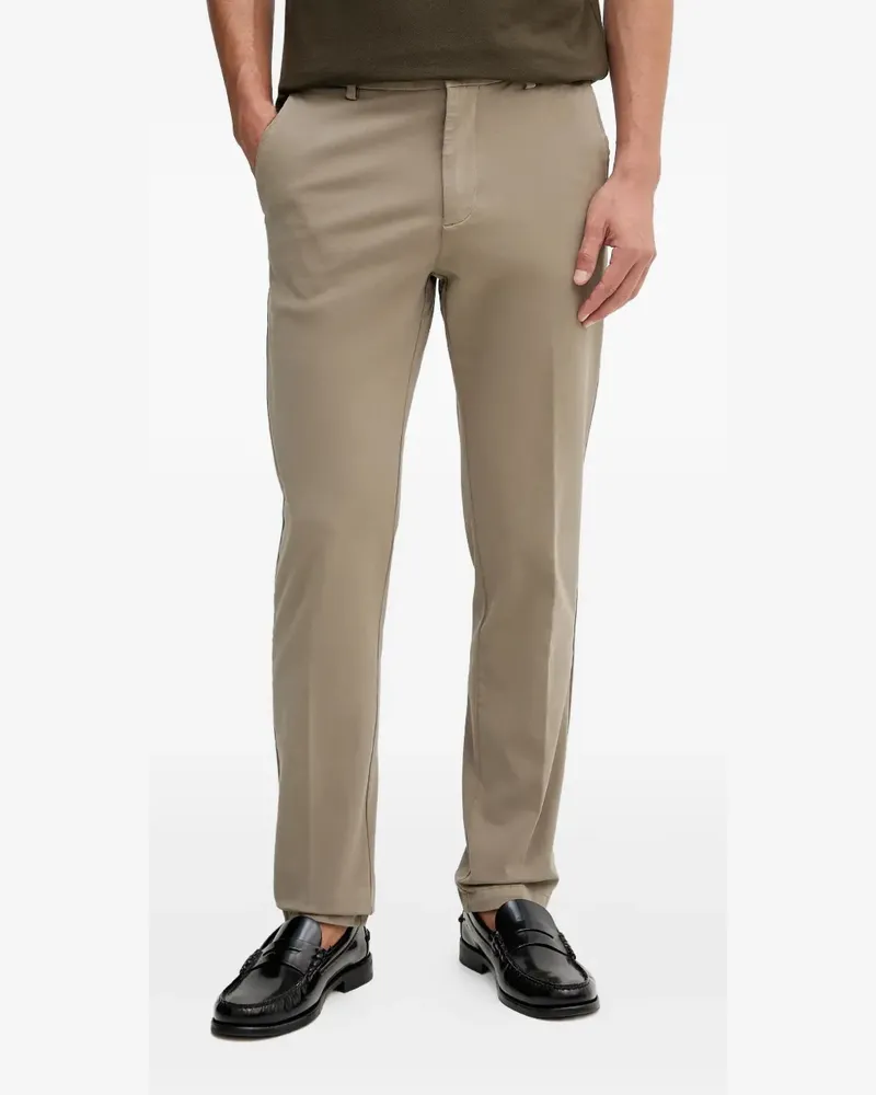 HUGO BOSS Hose mit Logo-Patch - Nude Nude