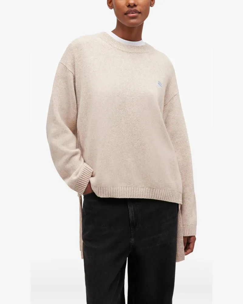 Ganni Pullover mit Kordelzug - Nude Nude