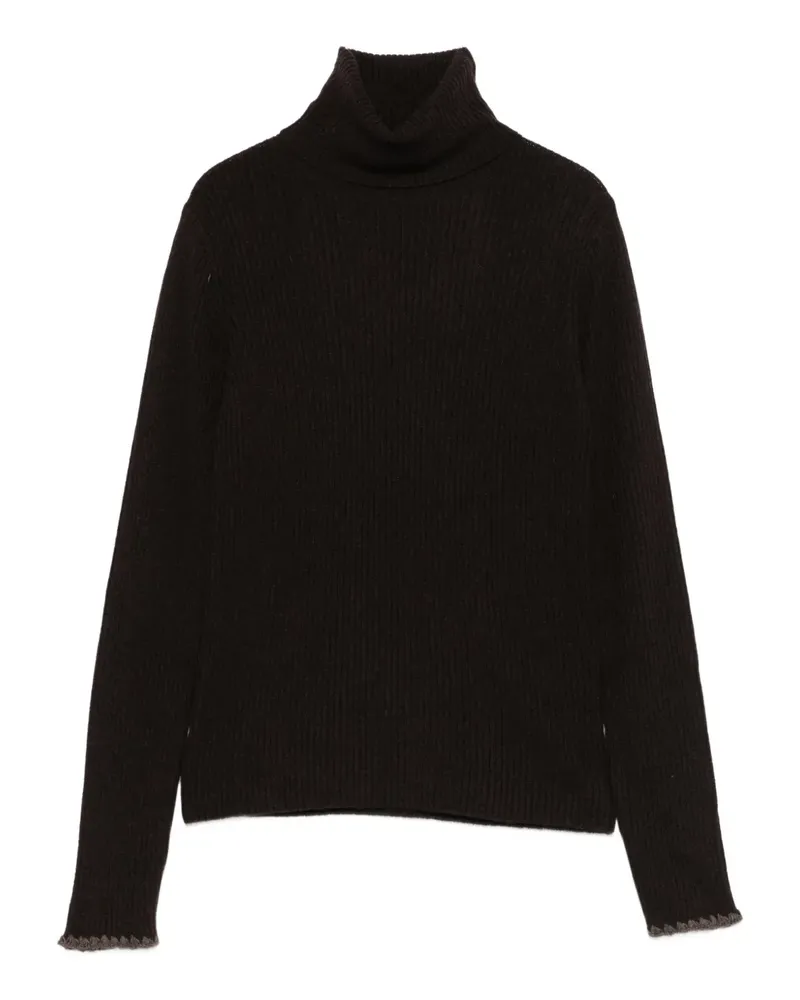 MAISON HOTEL Pullover mit Rollkragen - Braun Braun