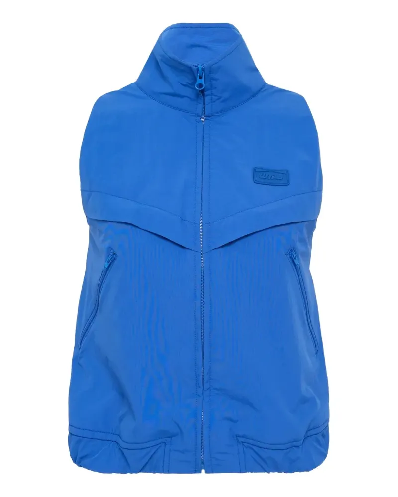 pushBUTTON zip-up gilet - Blau Blau