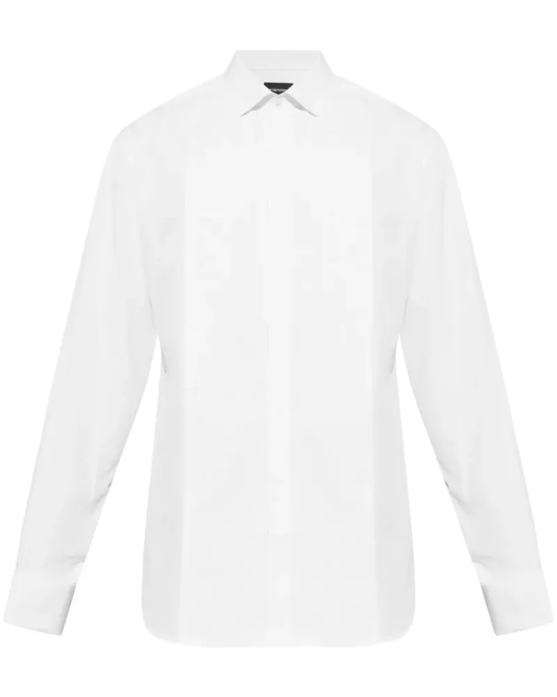 Emporio Armani Klassisches Hemd - Weiß Weiß