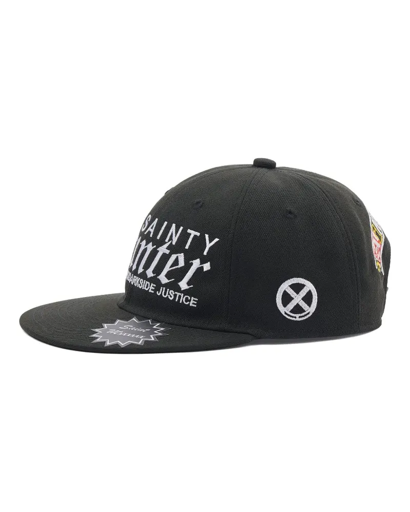SAINT MXXXXXX Sainty Hunter embroidered cap - Schwarz Schwarz