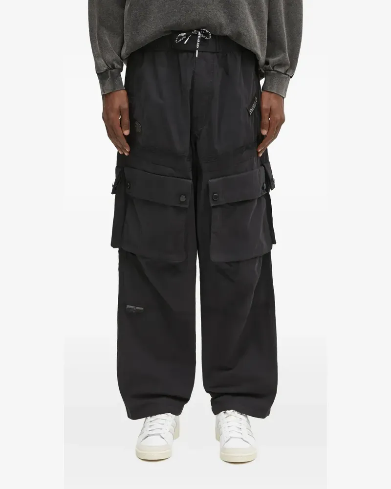 BAPE Hose mit Kordelzugbund - Schwarz Schwarz