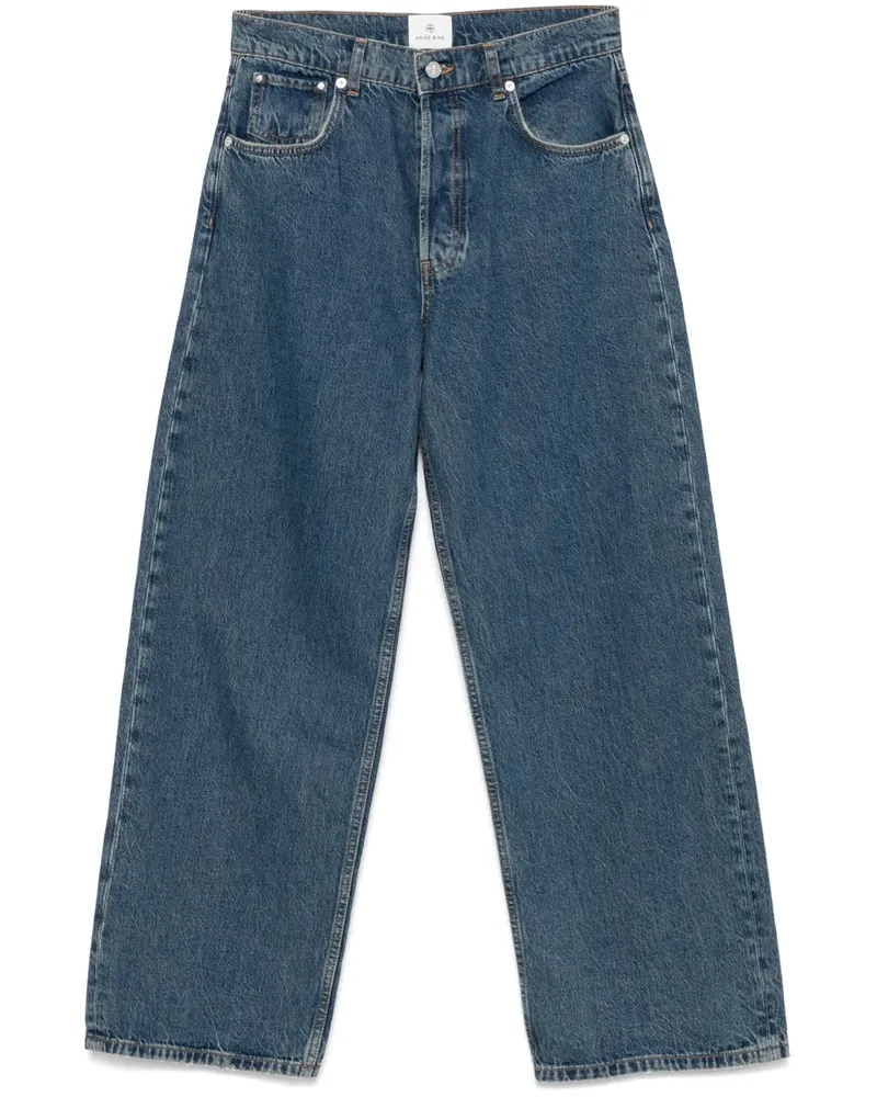 Anine Bing Gerade Jeans - Blau Blau