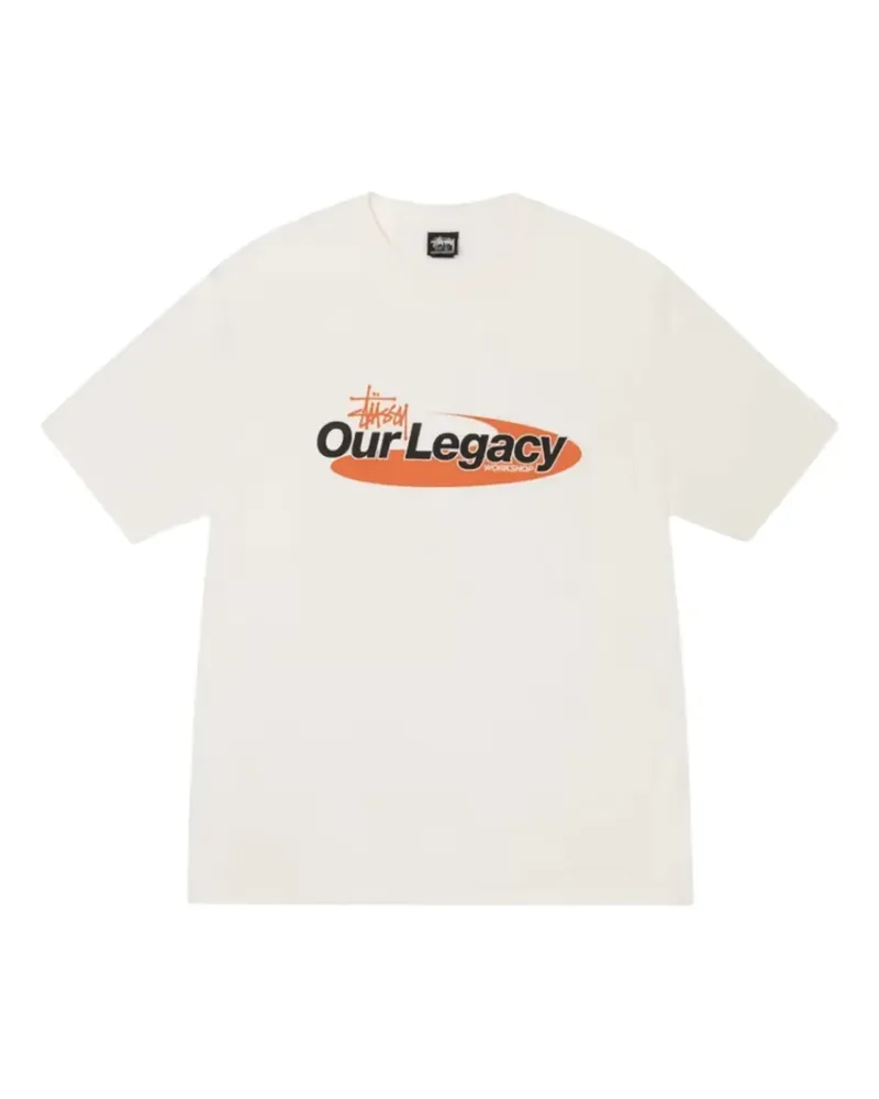Stüssy x Our Legacy Work Shop Swirl T-Shirt - Nude Nude