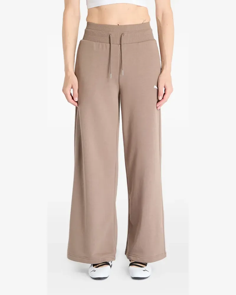 Puma Jogginghose mit Logo-Print - Nude Nude