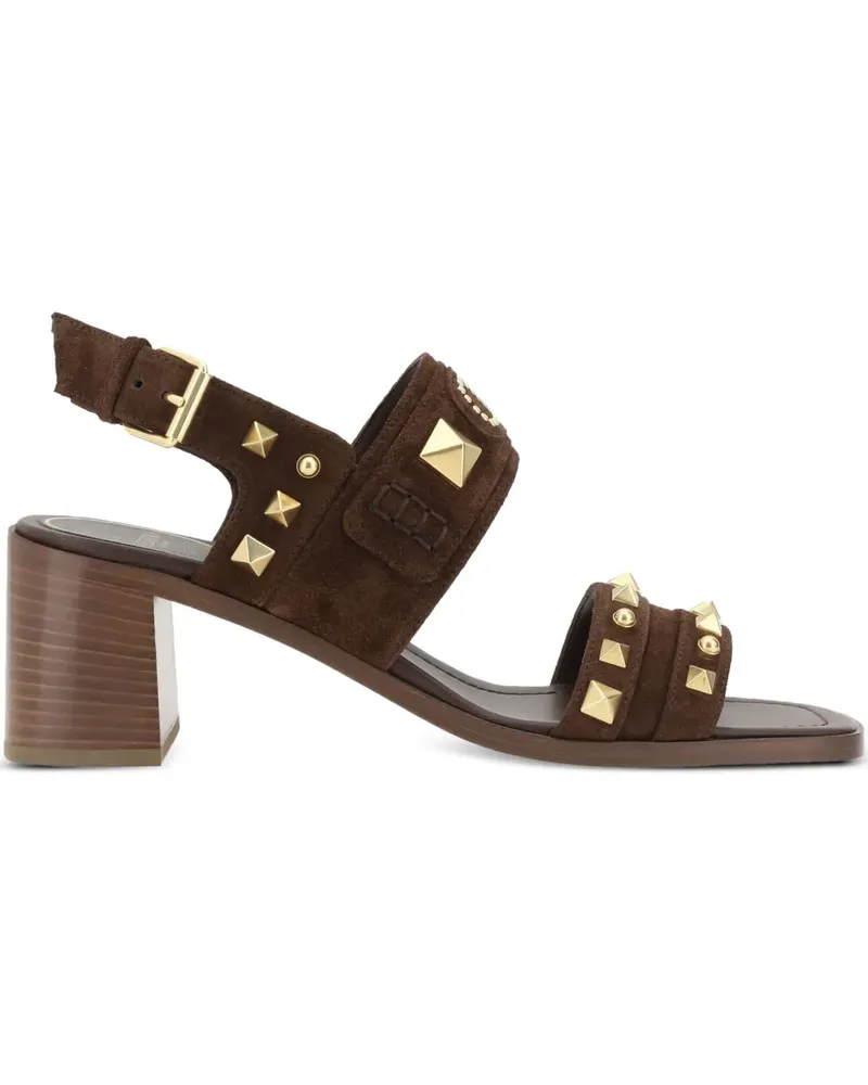 Valentino Garavani Sandalen mit Nieten 60mm - Braun Braun