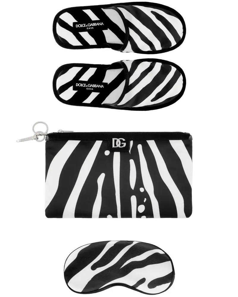 Dolce & Gabbana Reise-Set mit Etui - Schwarz Schwarz