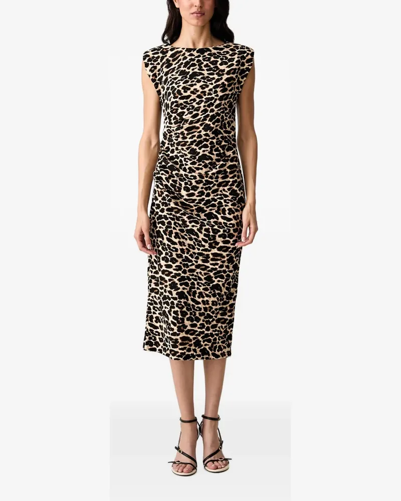 Morgan Kleid mit Leopardenprint - Nude Nude