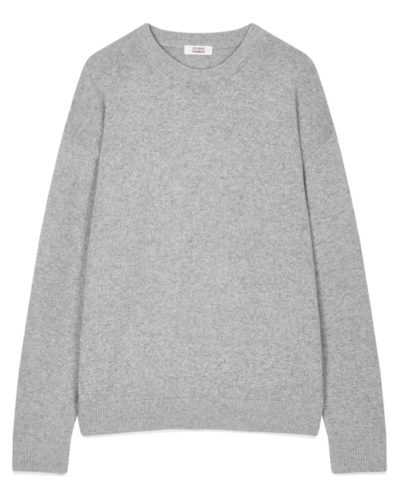 STUDIO TOMBOY Pullover mit meliertem Effekt - Grau Grau