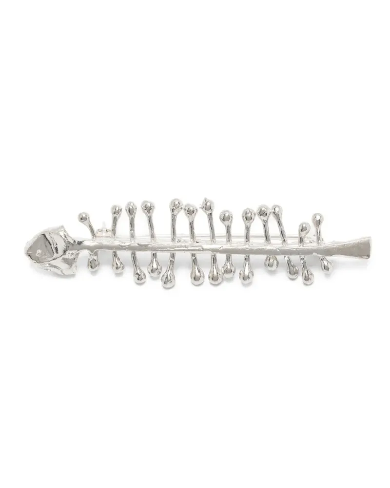 Alighieri The Skeletons of the self brooch - Silber Silber