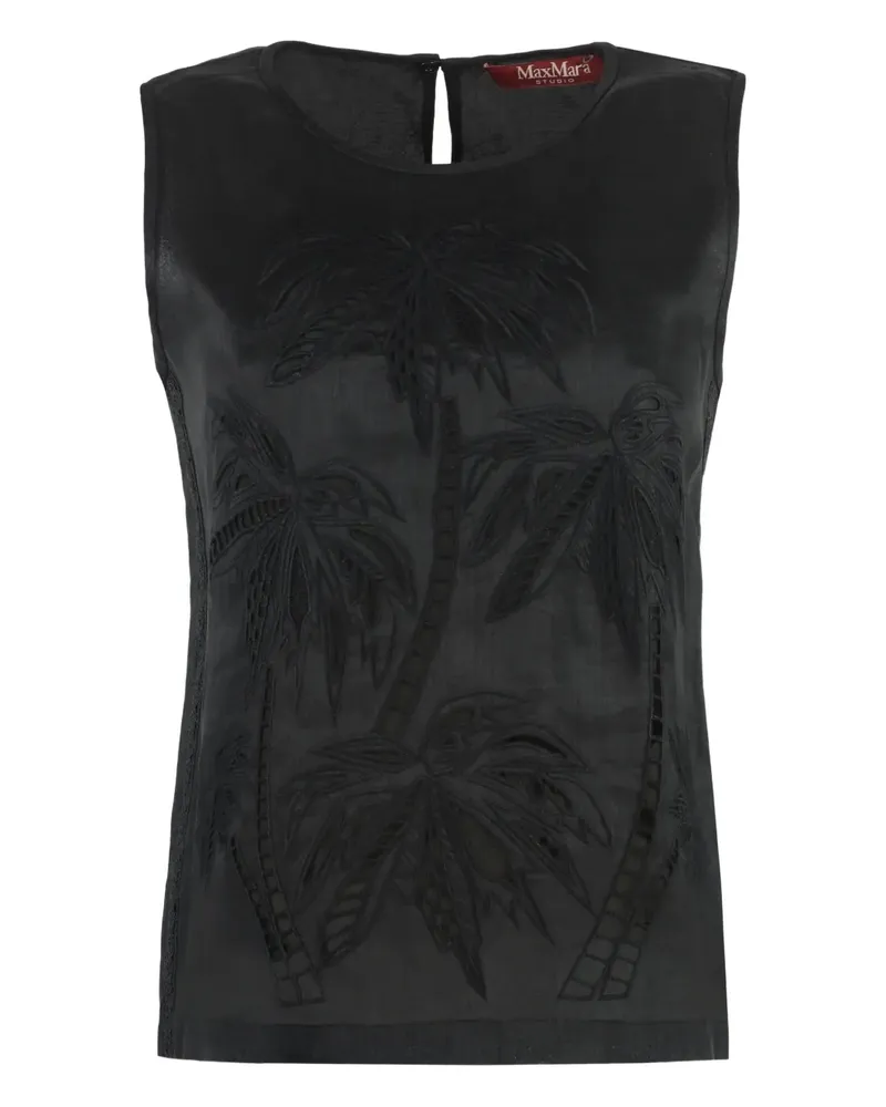 Max Mara Giostra Tanktop - Schwarz Schwarz