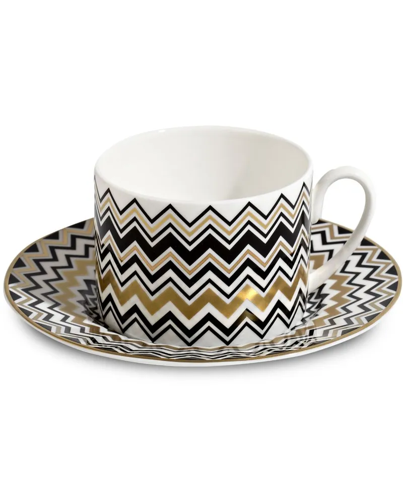 Missoni Home Set aus zwei Teetassen Mehrfarbig