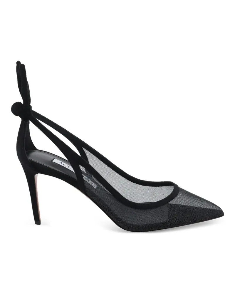 Aquazzura Bow Tie mesh pumps - Schwarz Schwarz