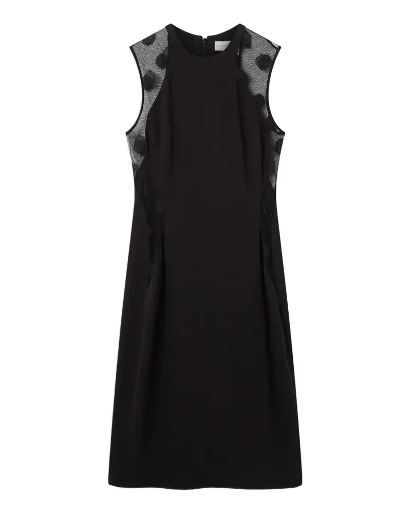 Stella McCartney polka-dot mesh-panel mini dress - Schwarz Schwarz