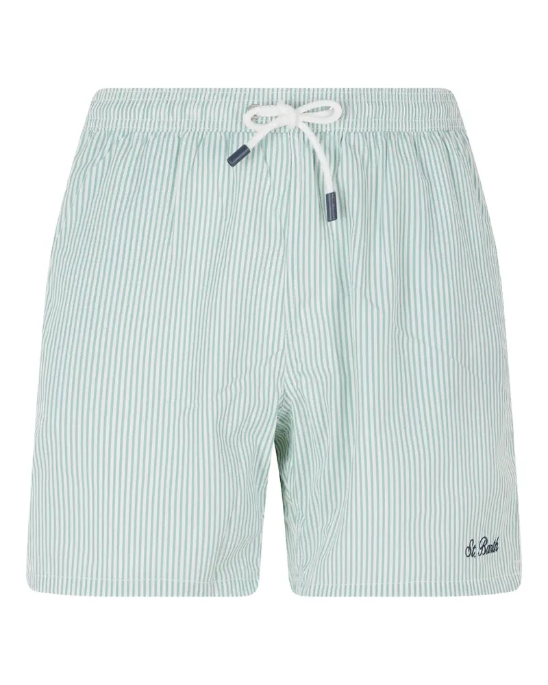 MC2 Saint Barth Patmos striped swim shorts - Grün Grün