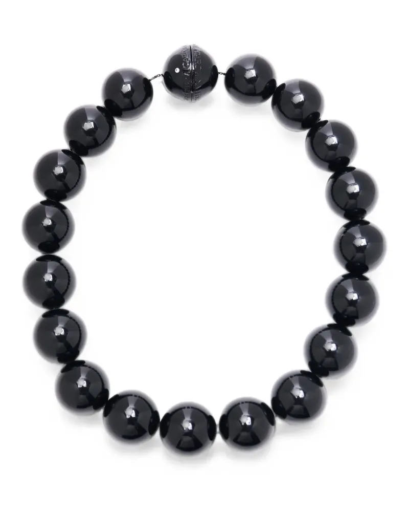Carolina Herrera New York beaded necklace - Schwarz Schwarz