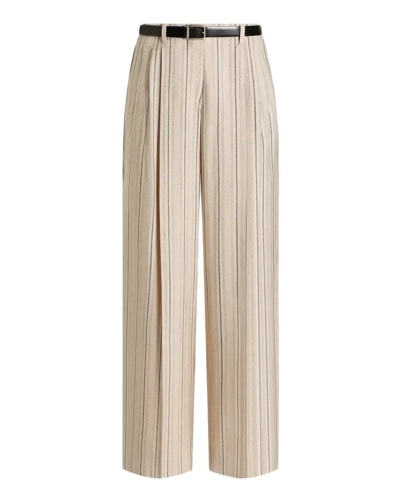 Dolce & Gabbana regimental pinstripe trousers - Nude Nude