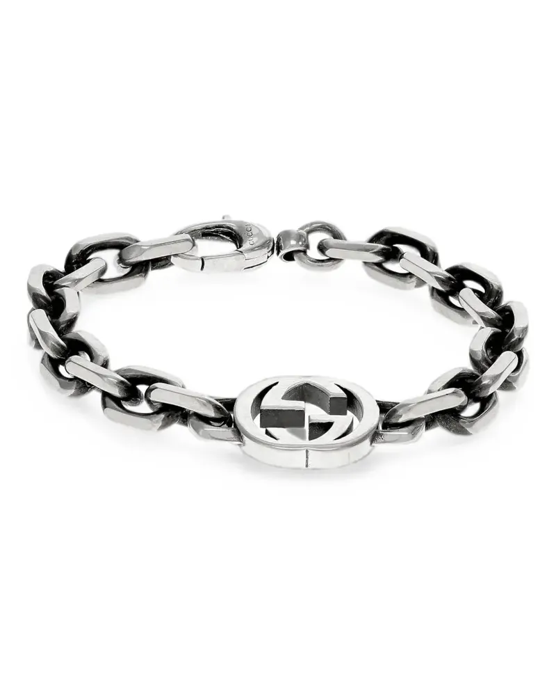 Gucci Interlocking G anchor chain bracelet - Silber Silber