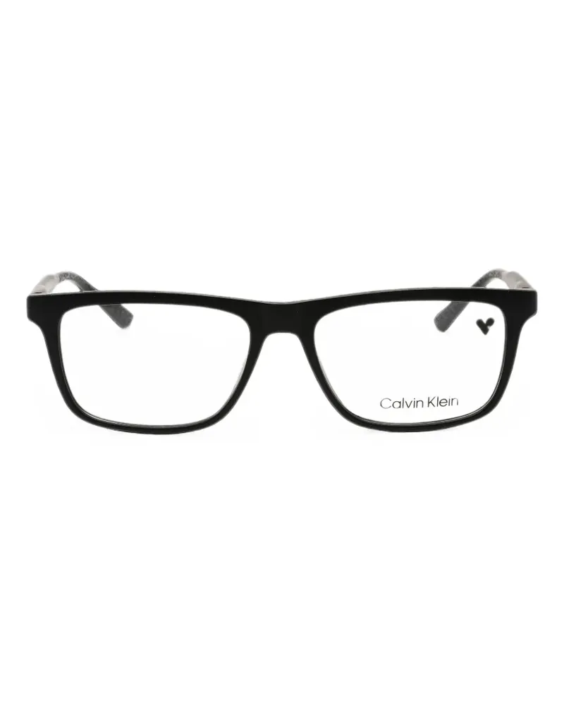 Calvin Klein Brille mit eckigem Gestell - Schwarz Schwarz