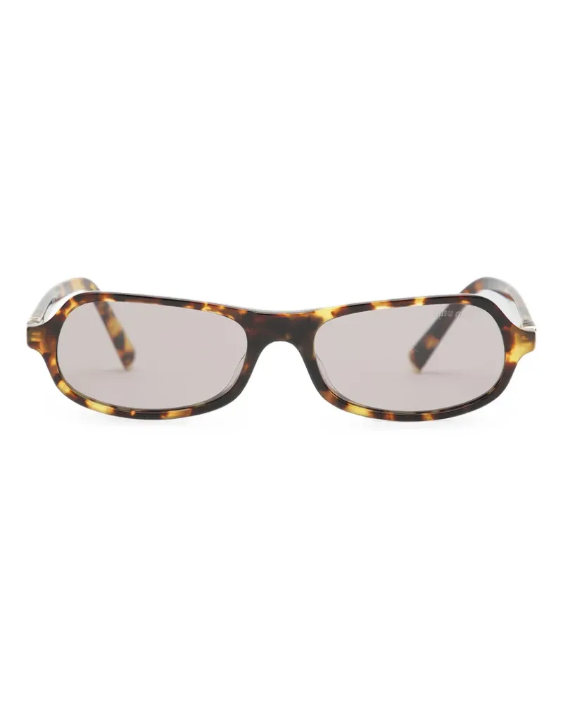 Miu Miu Miu Regard Sonnenbrille - Braun Braun