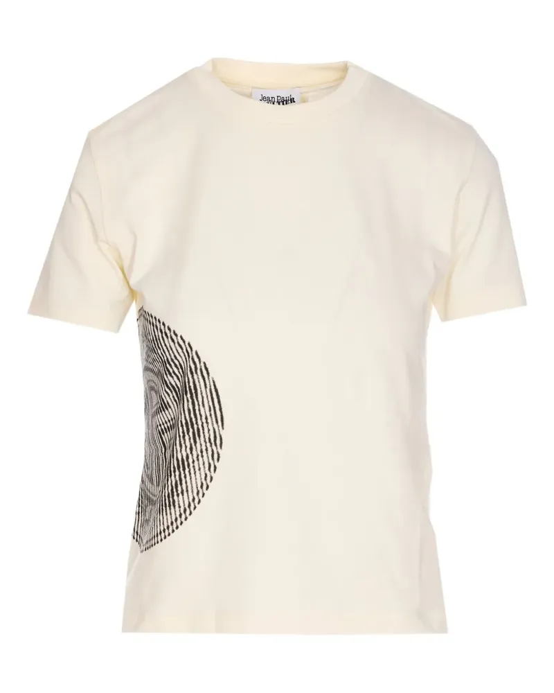 Jean Paul Gaultier T-Shirt mit Logo-Print - Weiß Weiß