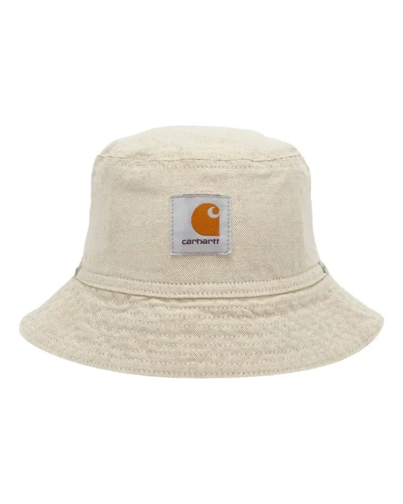 Carhartt WIP Walter Fischerhut mit Logo-Patch - Nude Nude