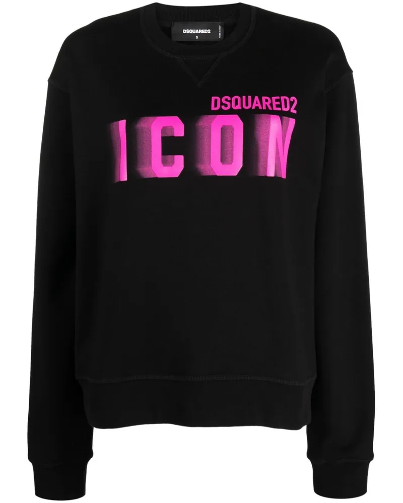 Dsquared2 Icon Blur Sweatshirt Schwarz