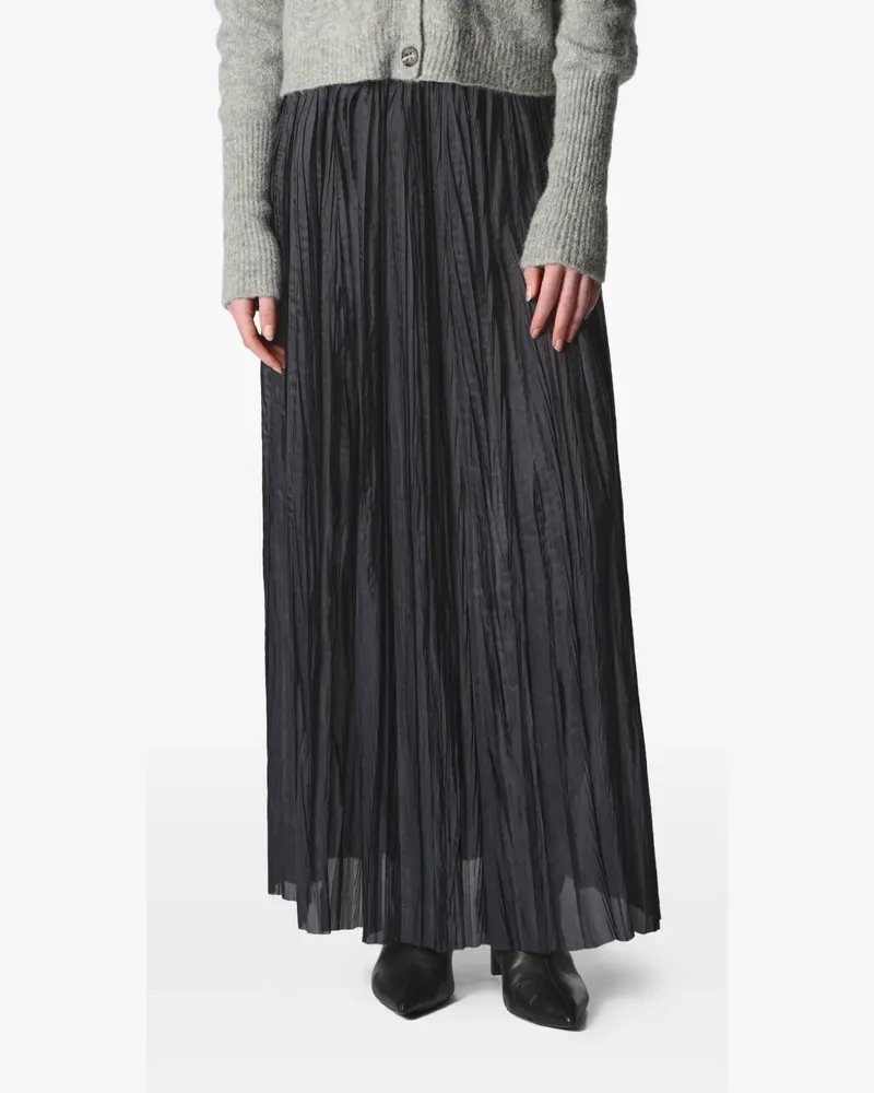Roberto Collina pleated maxi skirt - Schwarz Schwarz